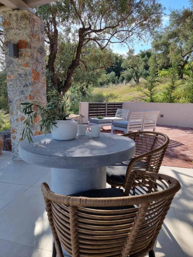 Stone Build Suite With Private Pool Kolios Exteriör bild