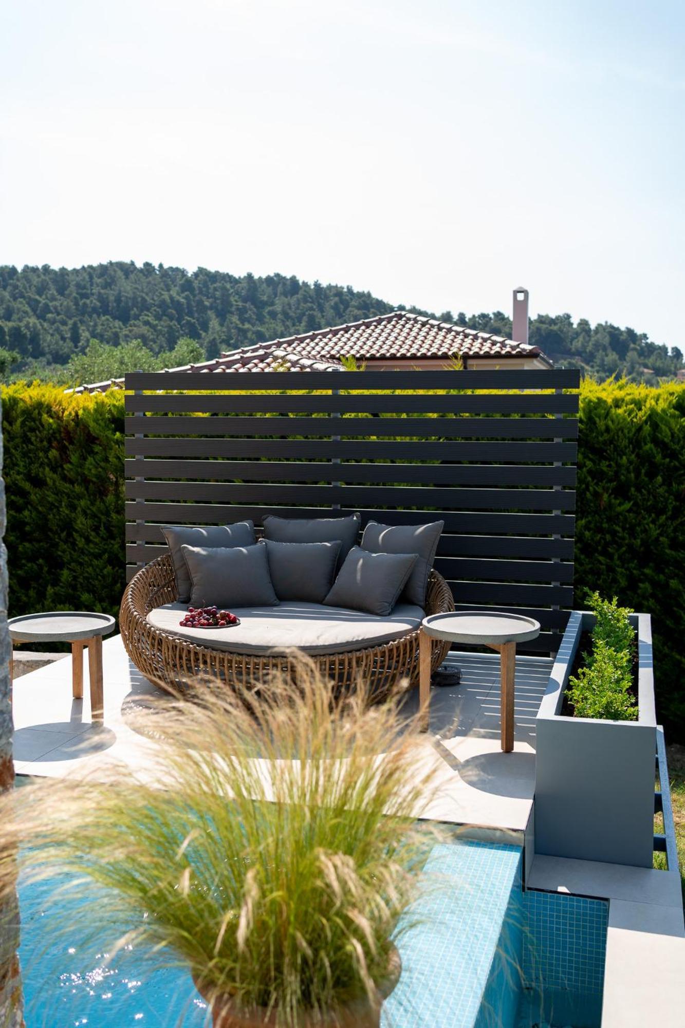 Stone Build Suite With Private Pool Kolios Exteriör bild